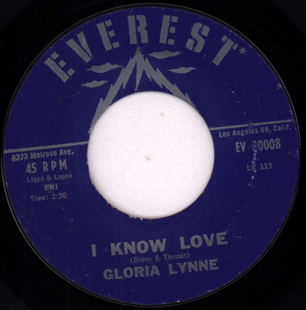 Gloria Lynne - I Know Love - 7 Inch