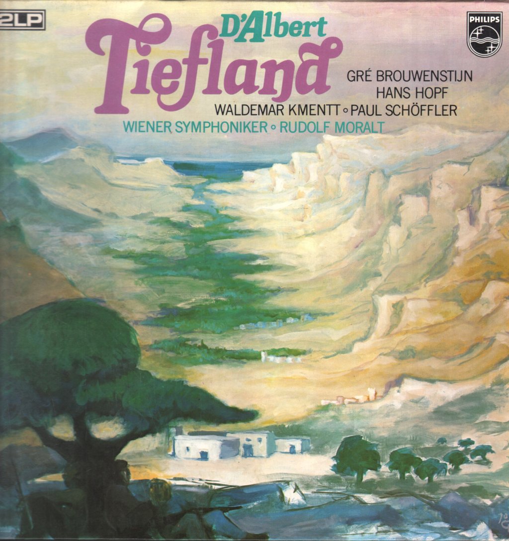 Gre Brouwenstijn / Hans Hopf / Waldemar Kmentt / Wiener Symphoniker / Rudolf Moralt - D'Albert - Tiefland - Double Lp