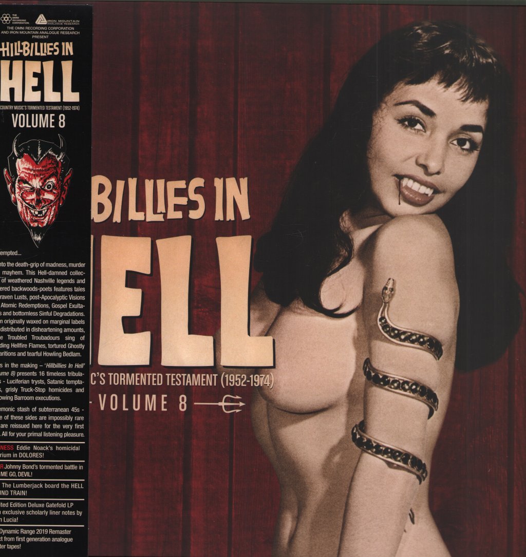 Various Artists - Hillbillies In Hell - Country Music's Tormented Testament (1952-1974) Volume 8 - Lp