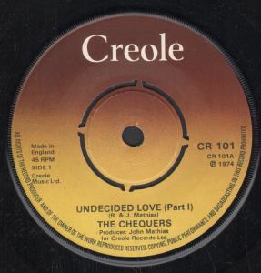 Chequers - Undecided Love - 7 Inch