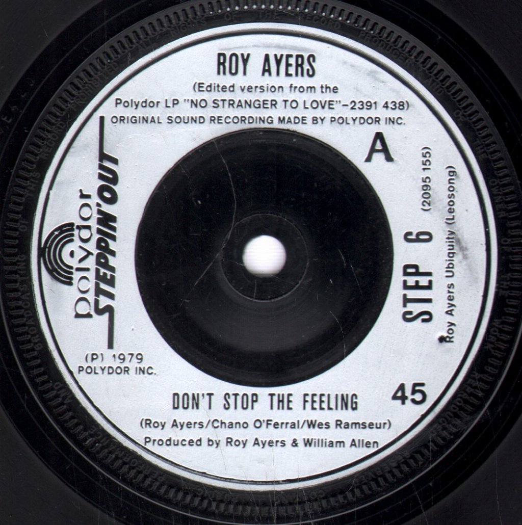 Roy Ayers - Don't Stop The Feeling - 7 Inch