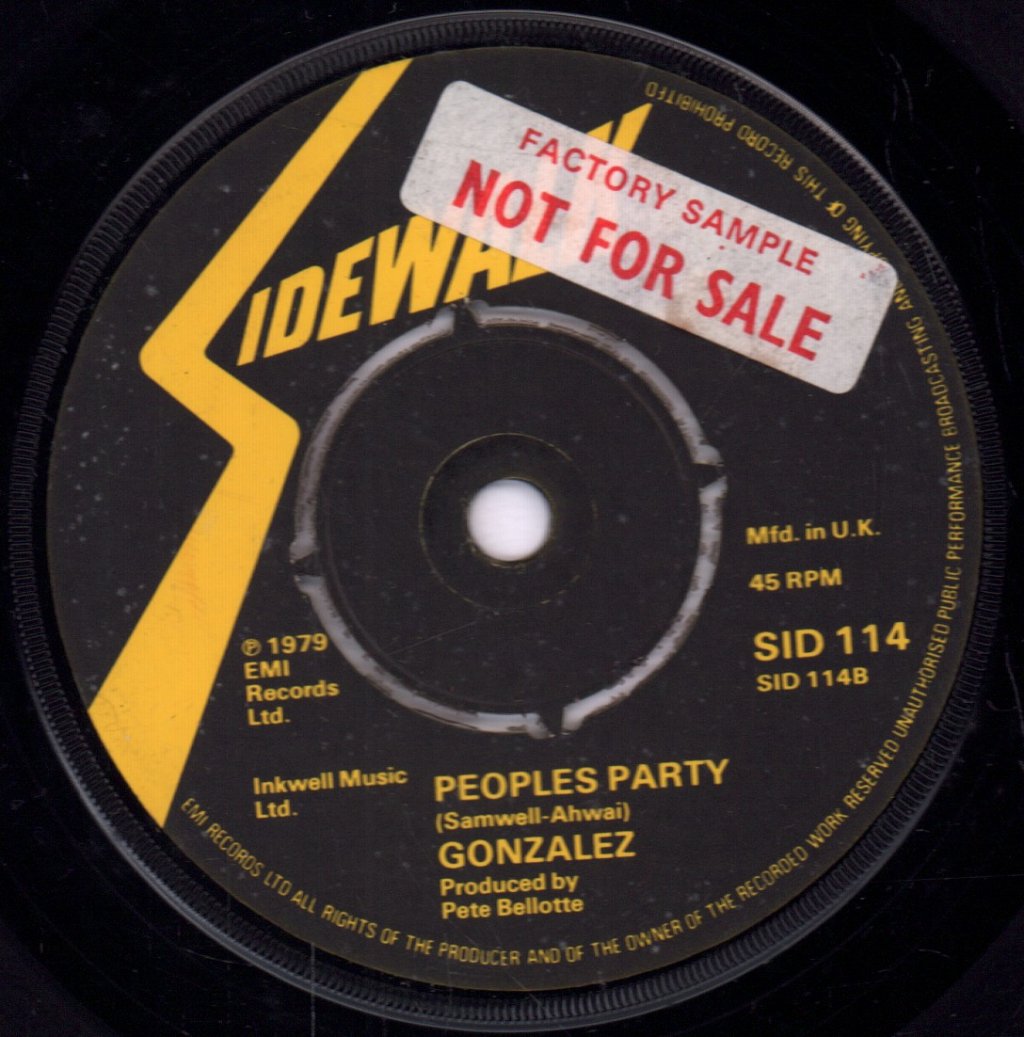 Gonzalez - Move It To The Music - 7 Inch