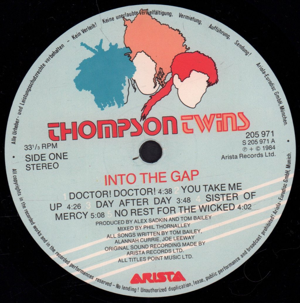 Thompson Twins - Into The Gap - Lp