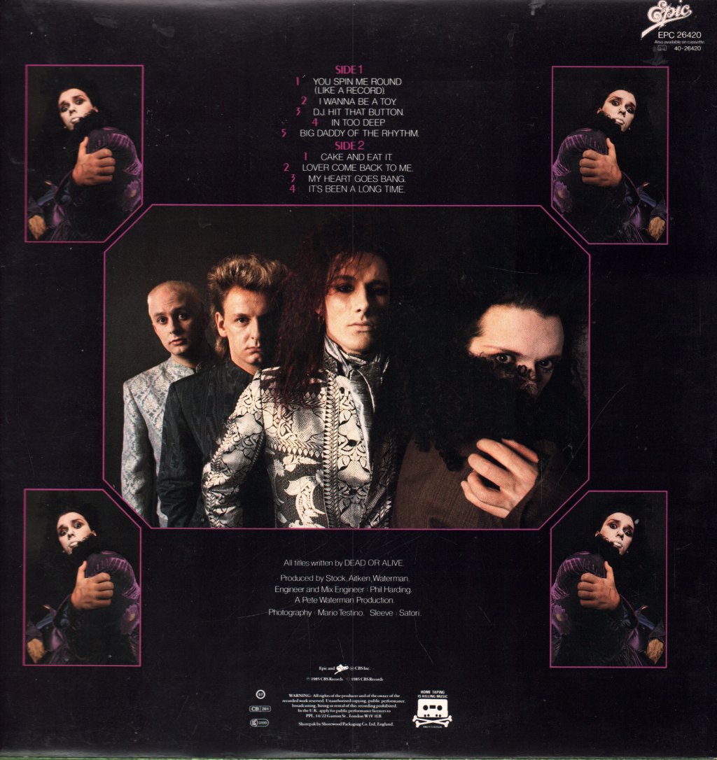 Dead Or Alive - Youthquake - Lp