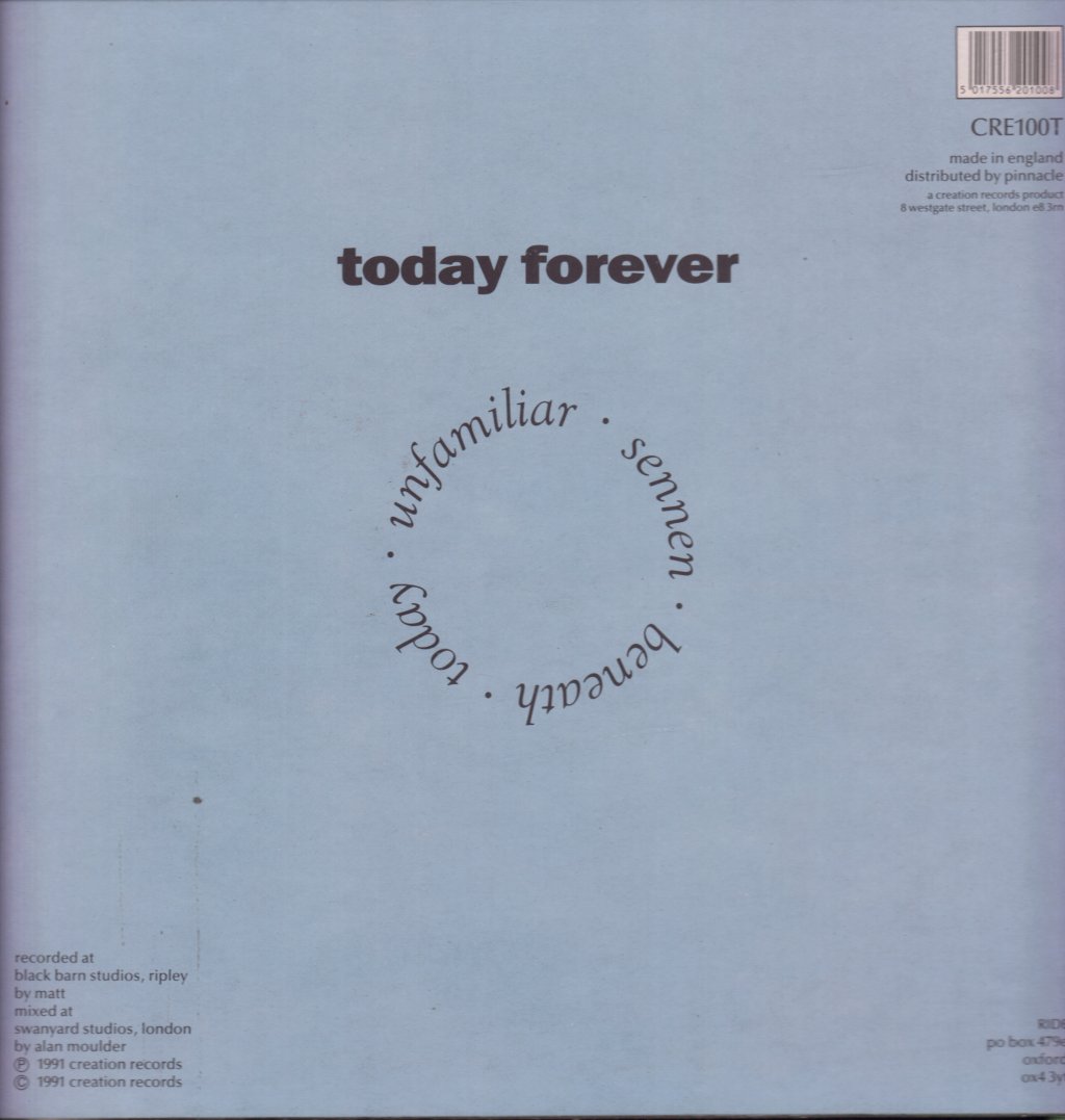 Ride - Today Forever - 12 Inch