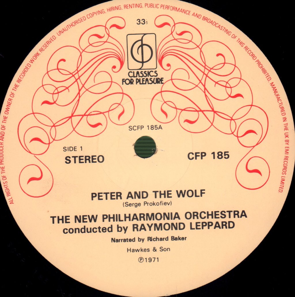 Sergei Prokofiev - Peter And The Wolf - Lp