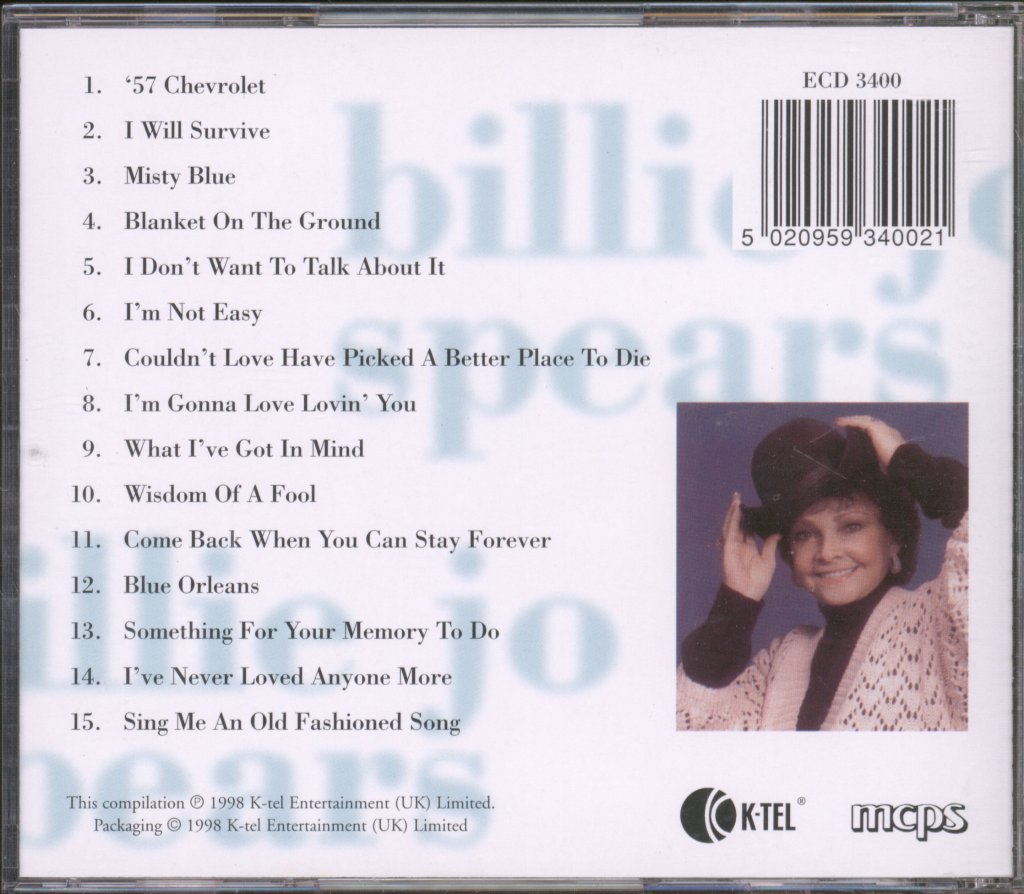 Billie Jo Spears - Best Of Billie Jo Spears - Cd