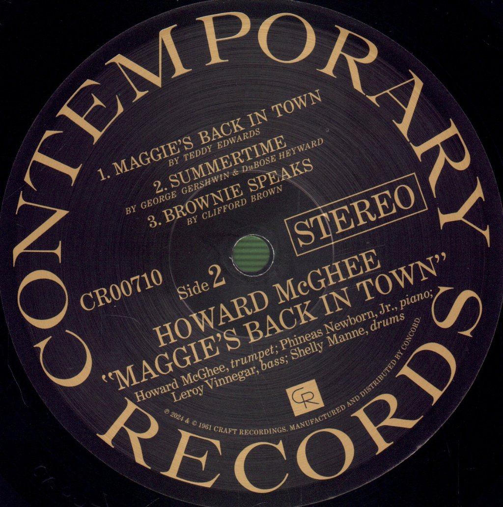 Howard Mcghee - Maggie's Back In Town!! - Lp