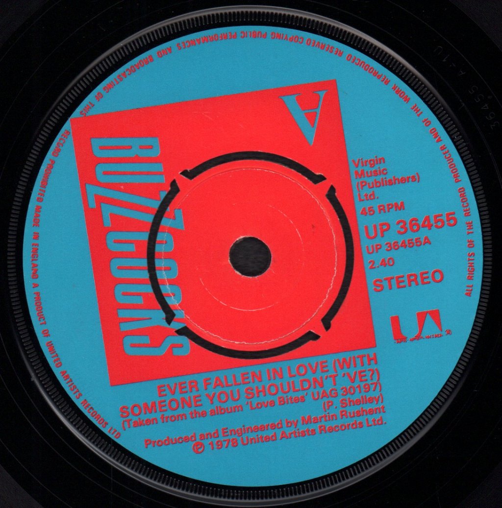 Buzzcocks - Ever Fallen In Love - 7 Inch