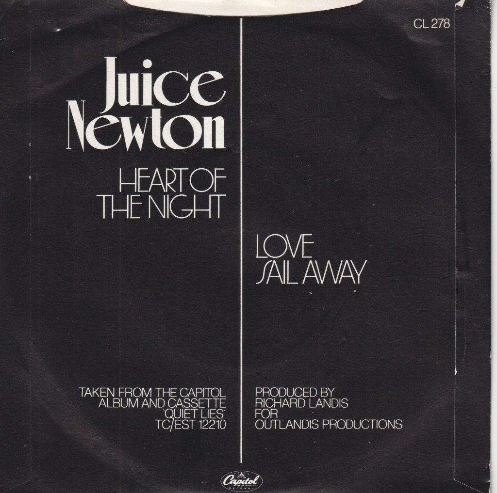 Juice Newton - Heart Of The Night - 7 Inch