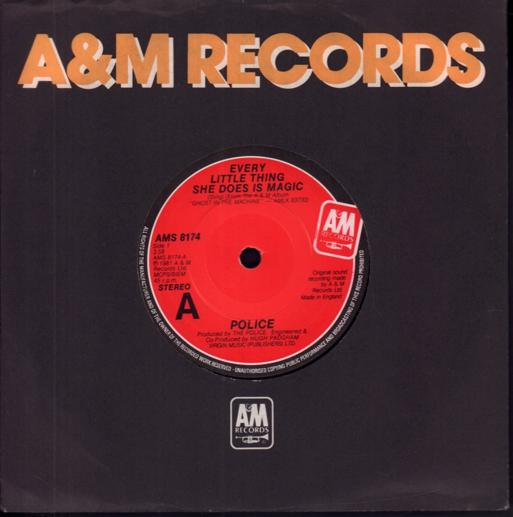 Police - Every Little Thing She Does Is Magic - 7 Inch
