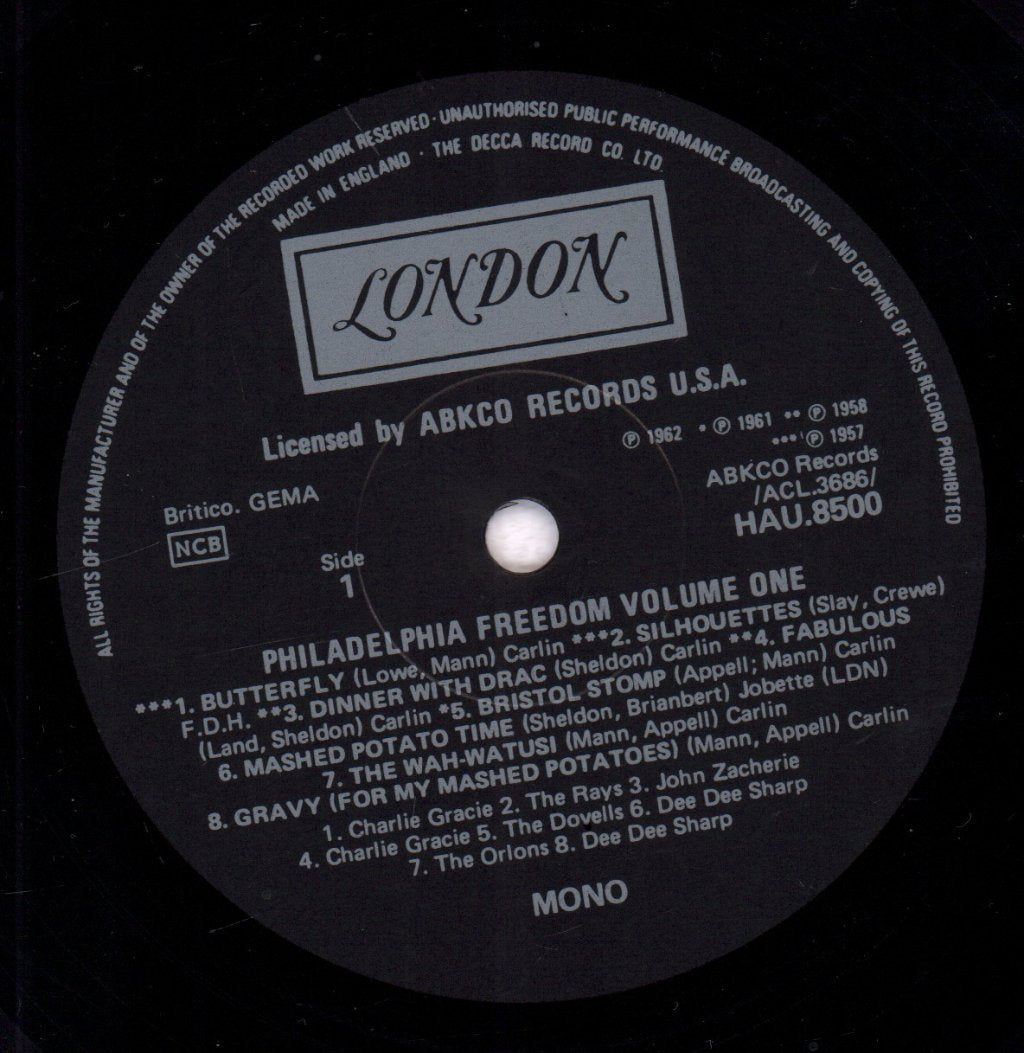 Various Artists - Philadelphia Freedom Volume one - Lp