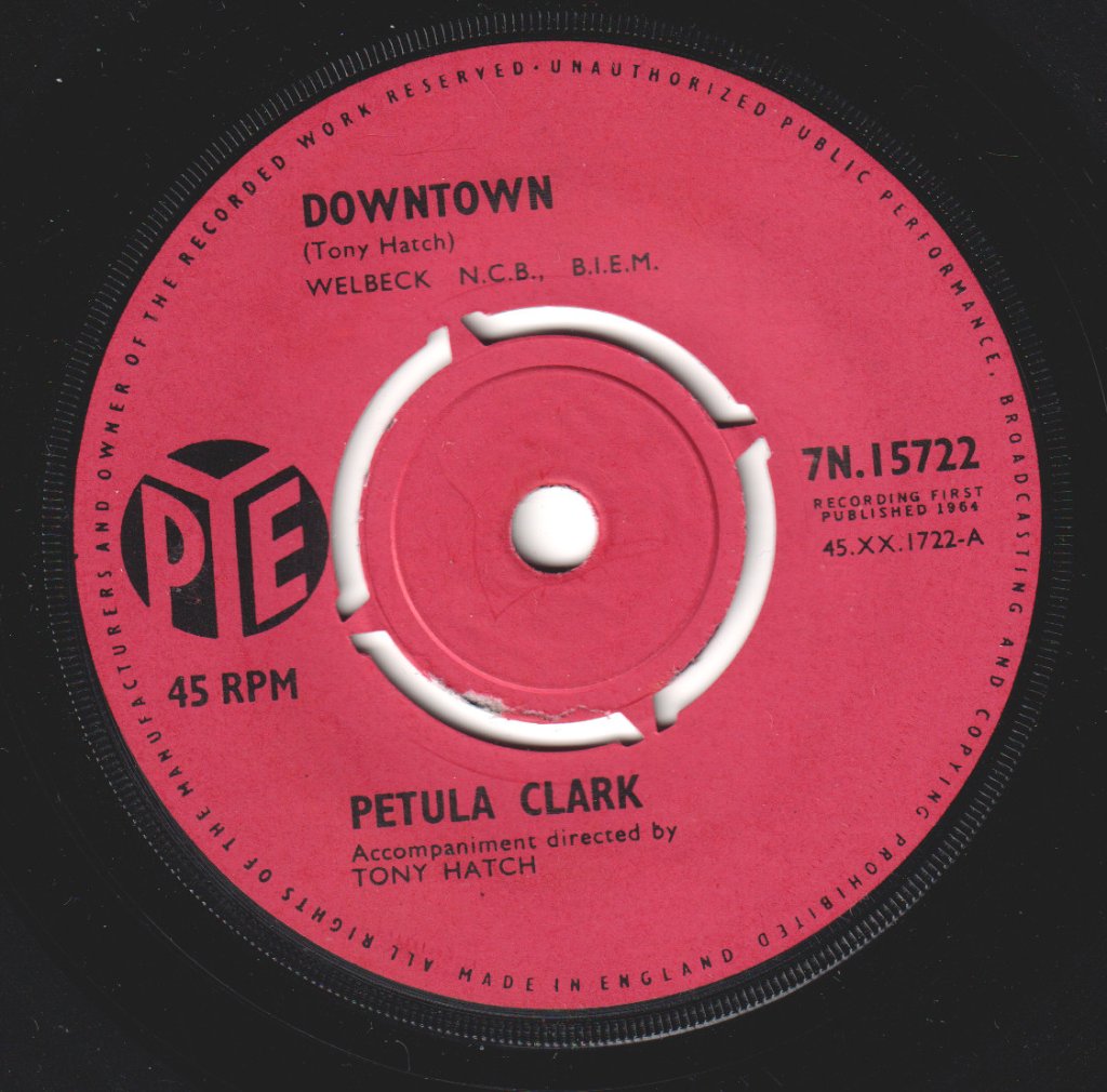 Petula Clark - Downtown - 7 Inch