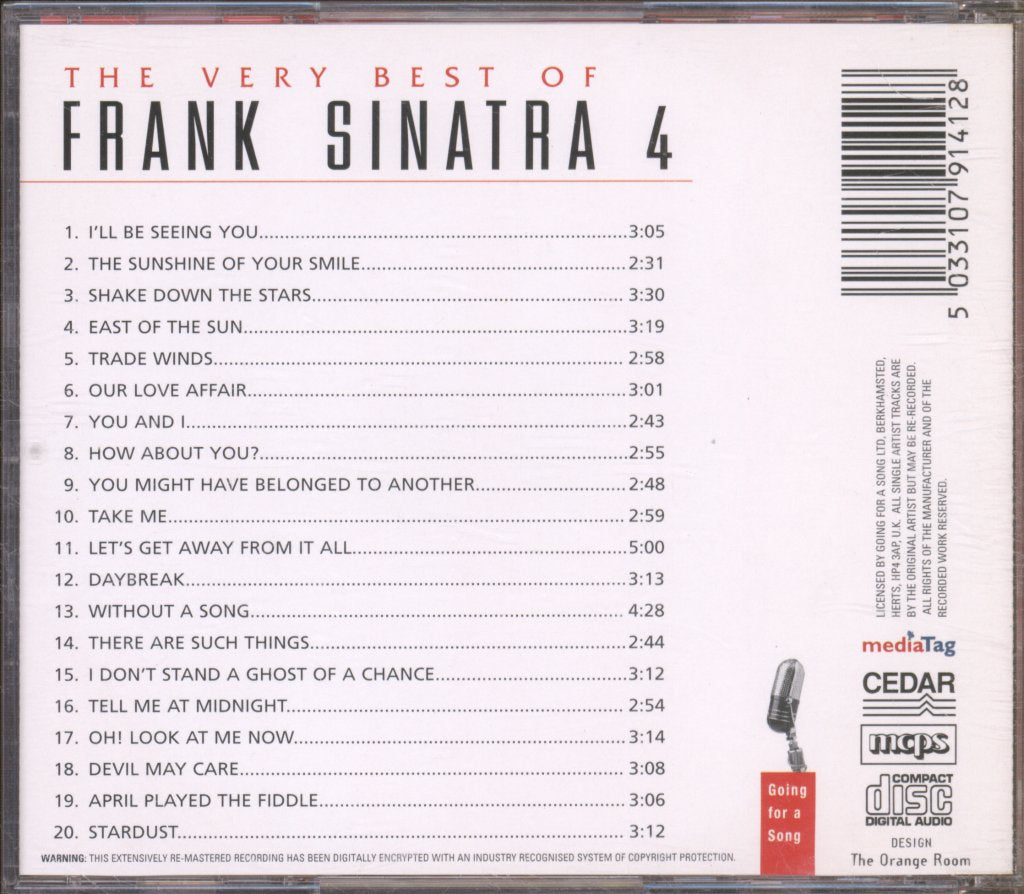 Frank Sinatra - Very Best Of Frank Sinatra Vol. 4 - Cd