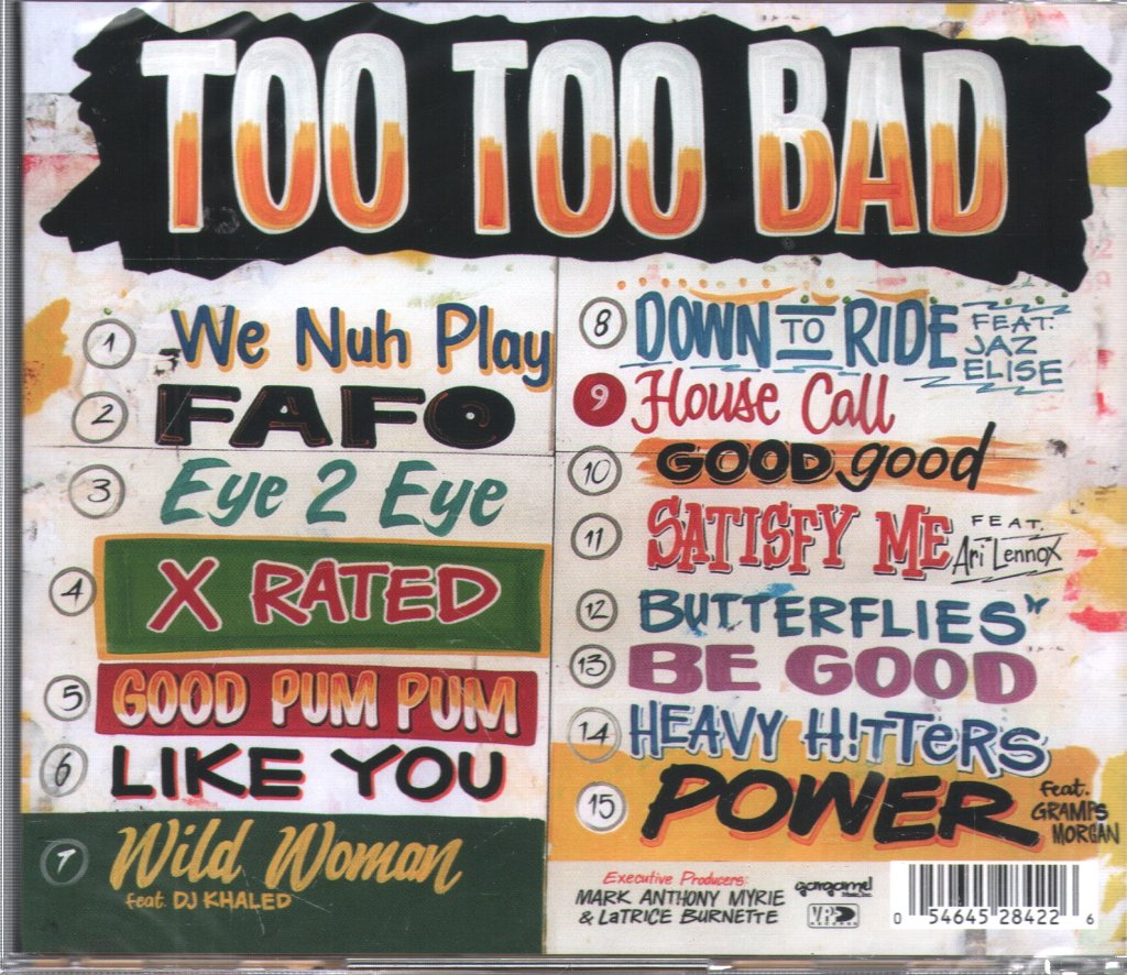 Buju Banton - Too Too Bad - Cd