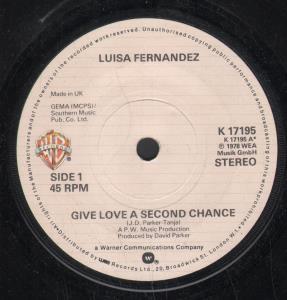 Luisa Fernandez - Give Love A Second Chance - 7 Inch