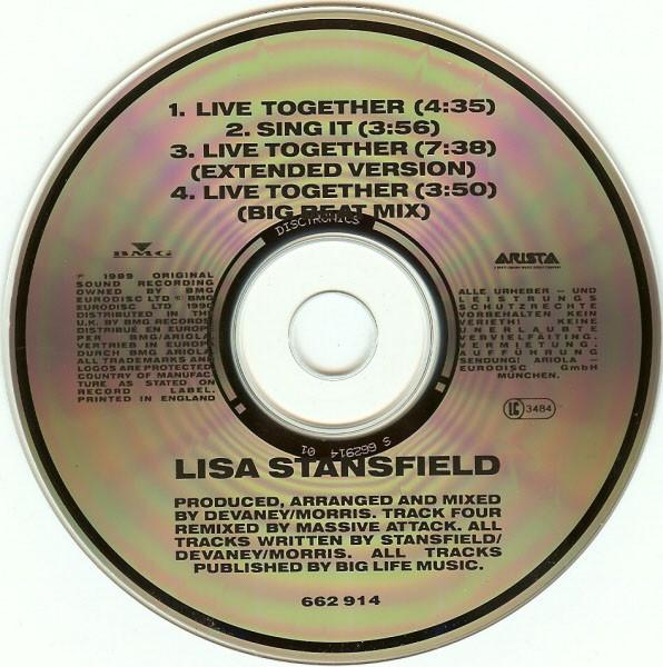 Lisa Stansfield - Live Together (New Version) - Cd