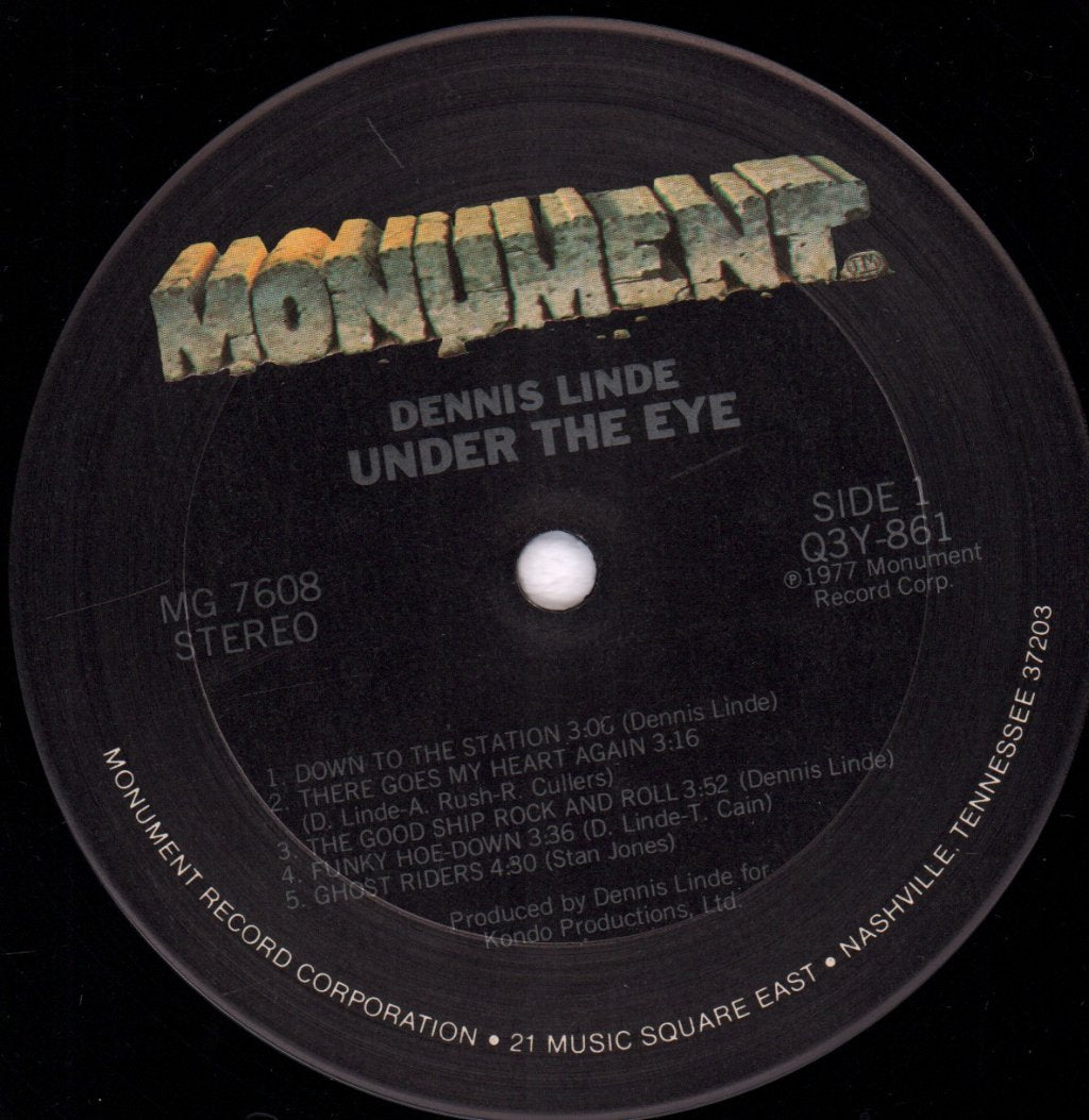 Dennis Linde - Under The Eye - Lp