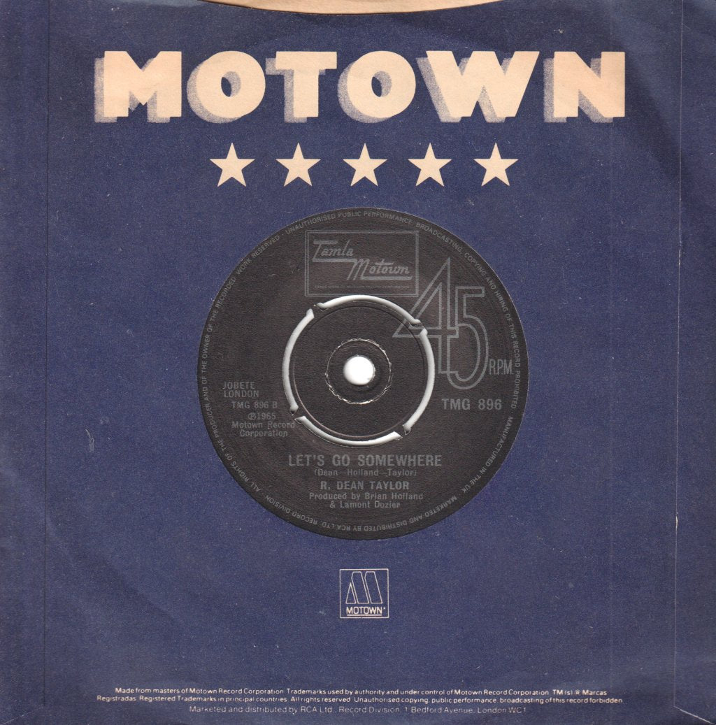 R.Dean Taylor - There's A Ghost In My House - 7 Inch