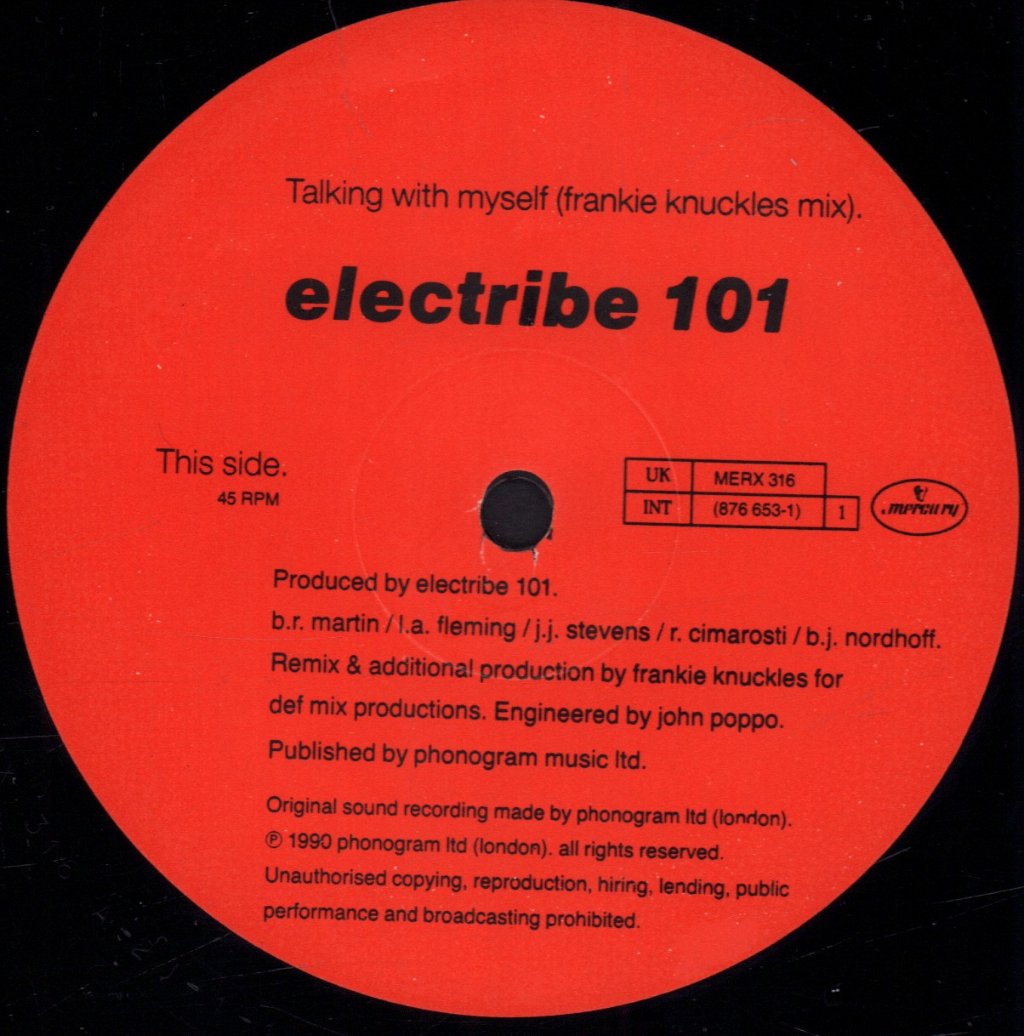 Electribe 101 - Talking With Myself - 12 Inch