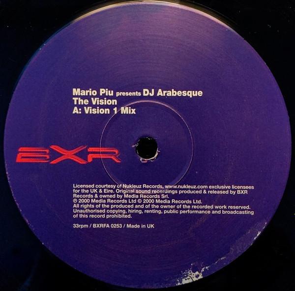 Mario Piu Presents Dj Arabesque - Vision (Part 1) - 12 Inch
