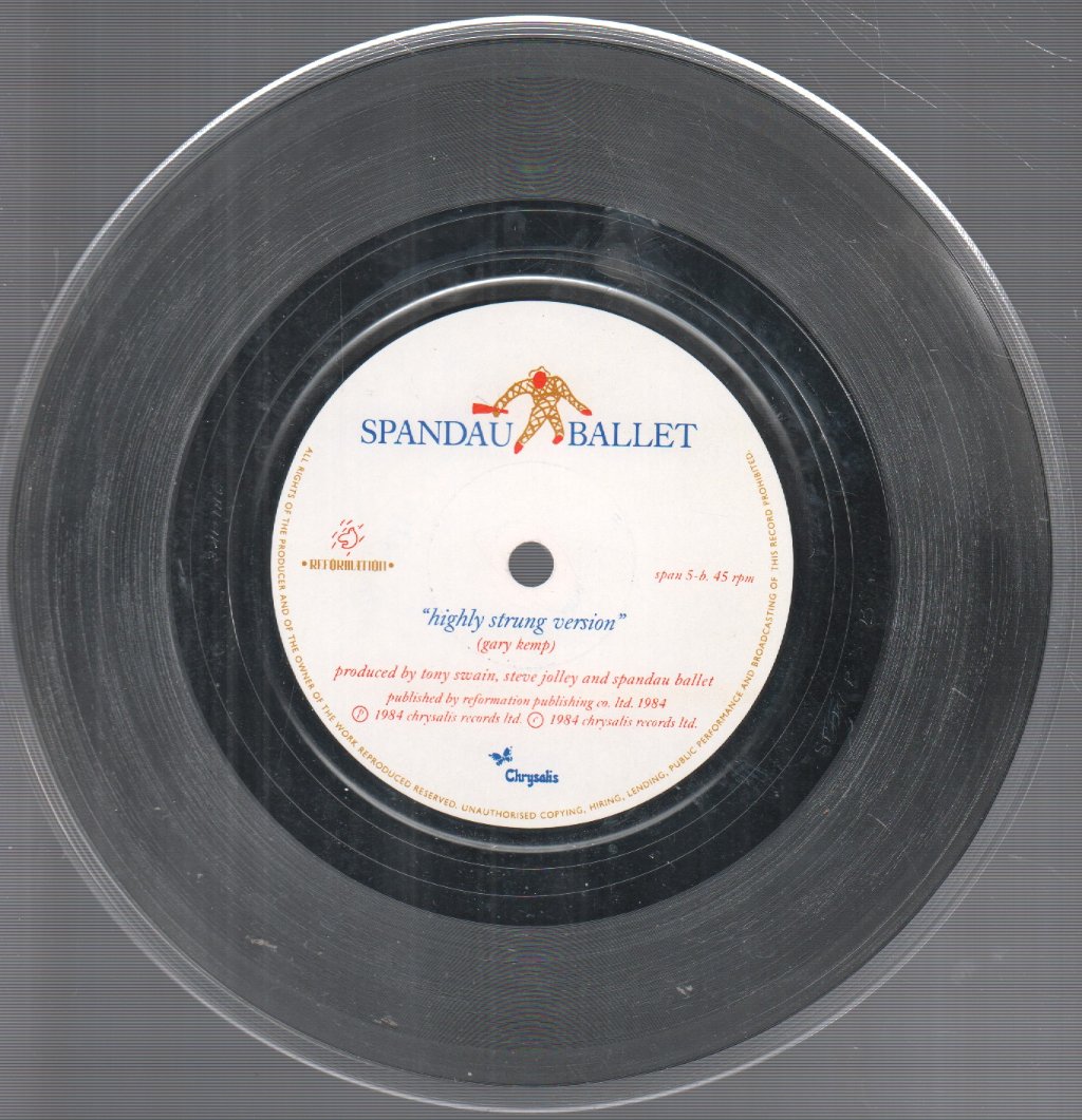 Spandau Ballet - Highly Strung - 7 Inch
