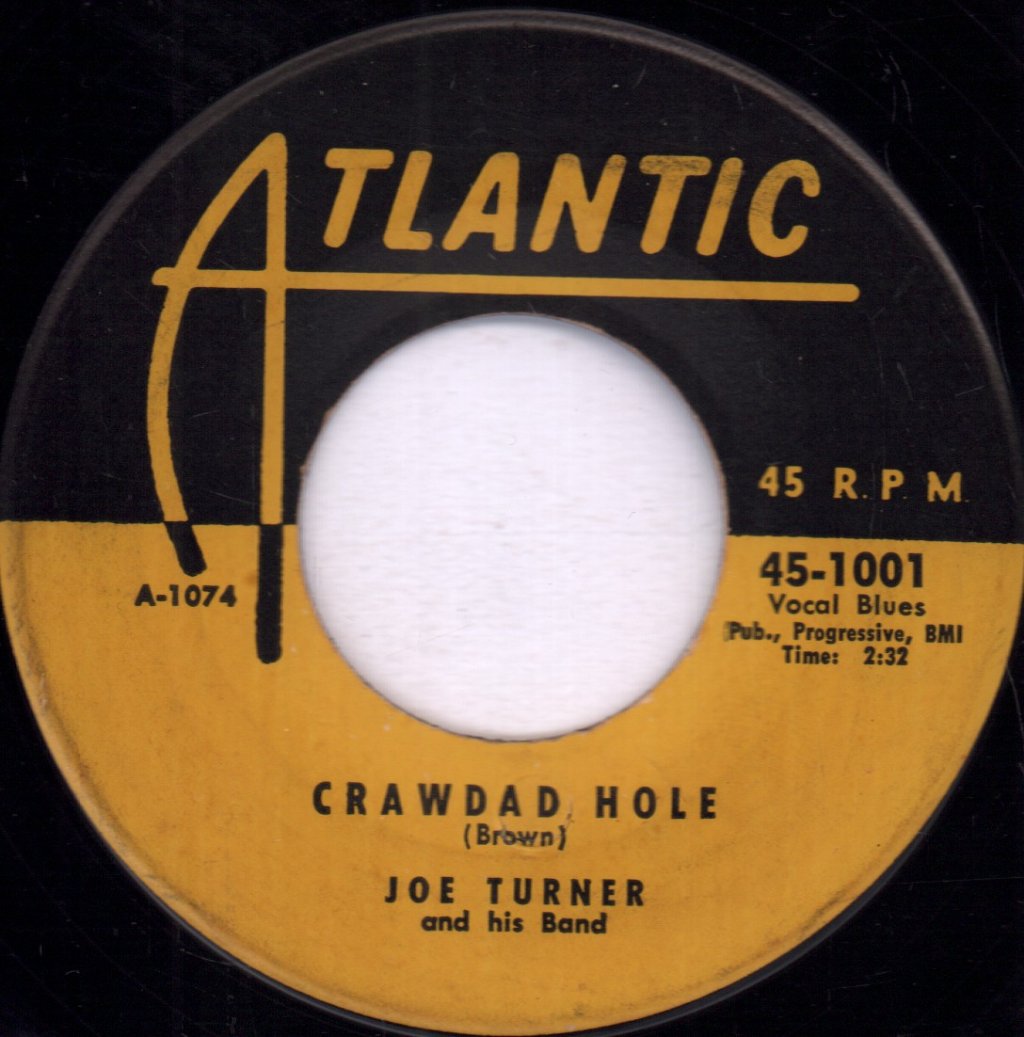 Joe Turner And His Band - Honey Hush / Crawdad Hole - 7 Inch