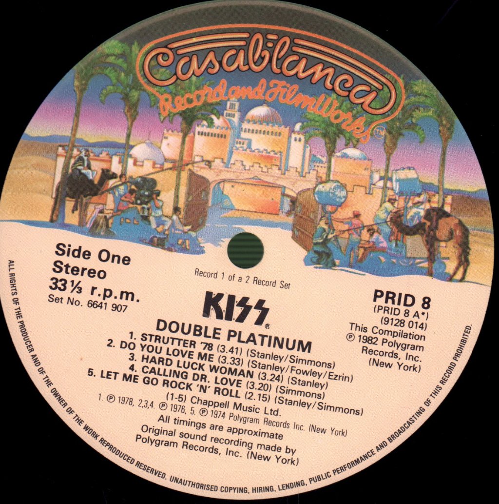 Kiss - Double Platinum - Double Lp