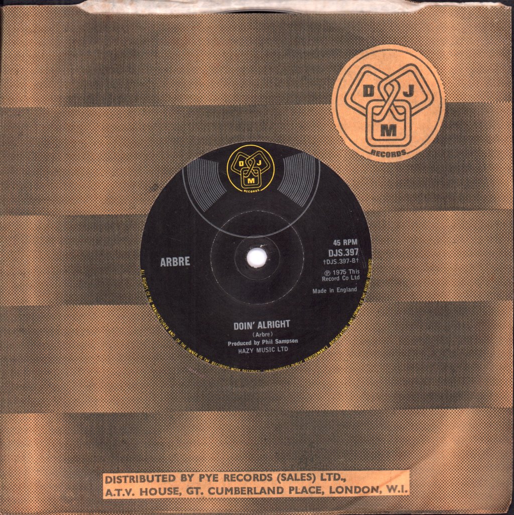 Arbre - Fallin' - 7 Inch