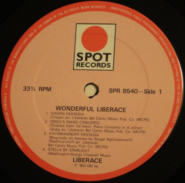 Liberace - Wonderful Liberace - Lp