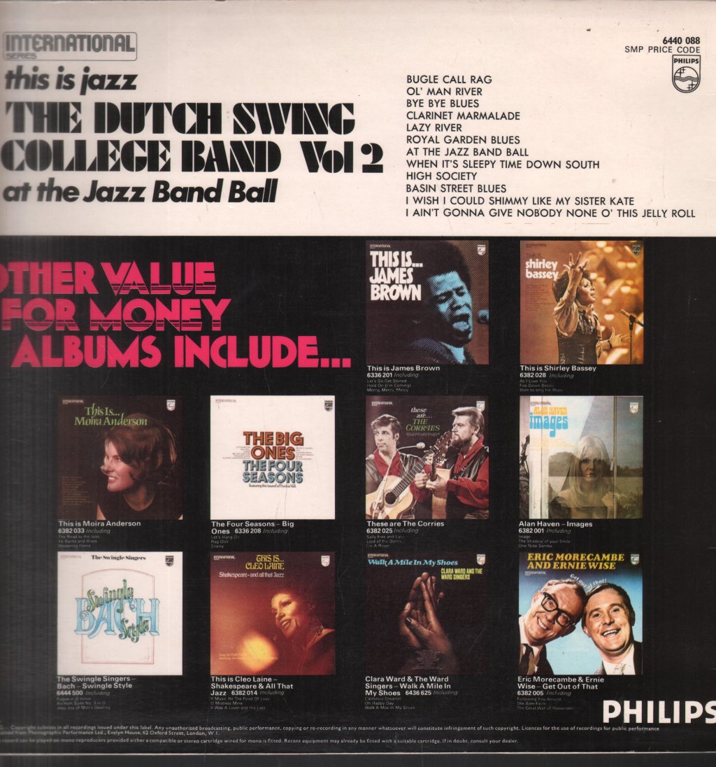 Dutch Swing College Band - This Is Jazz Vol 2 At The Jazz Band Ball - Lp