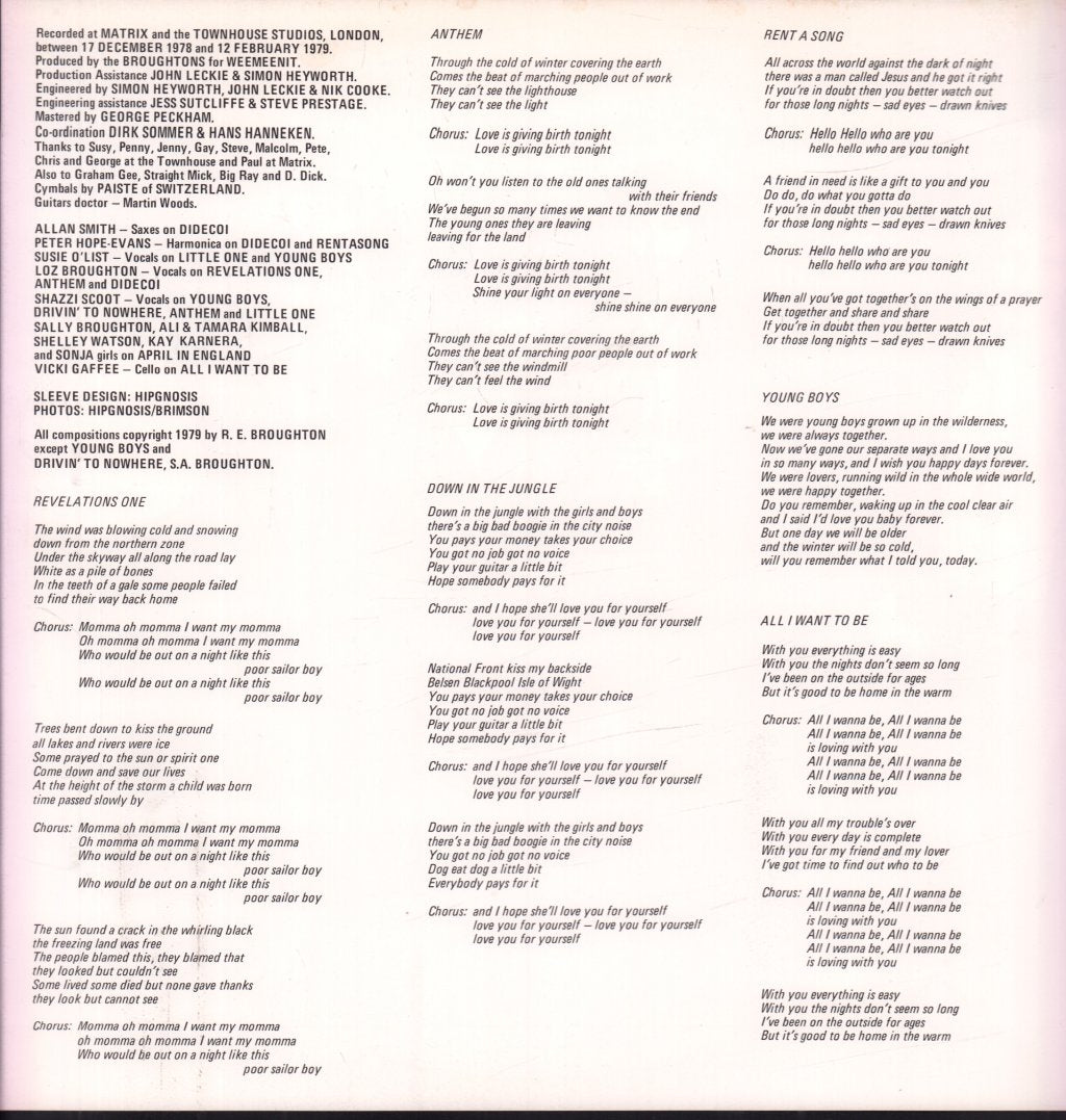 Broughtons - Parlez-Vous English - Lp