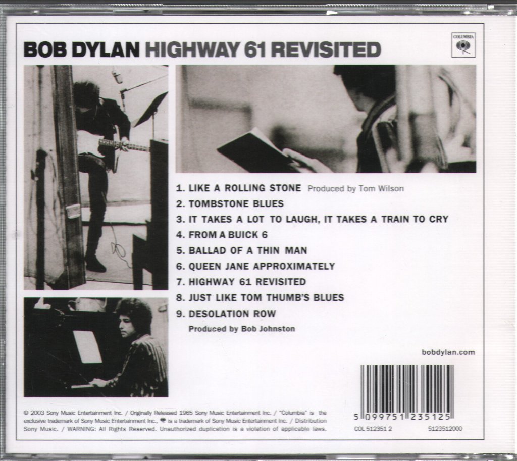 Bob Dylan - Highway 61 Revisited - Cd