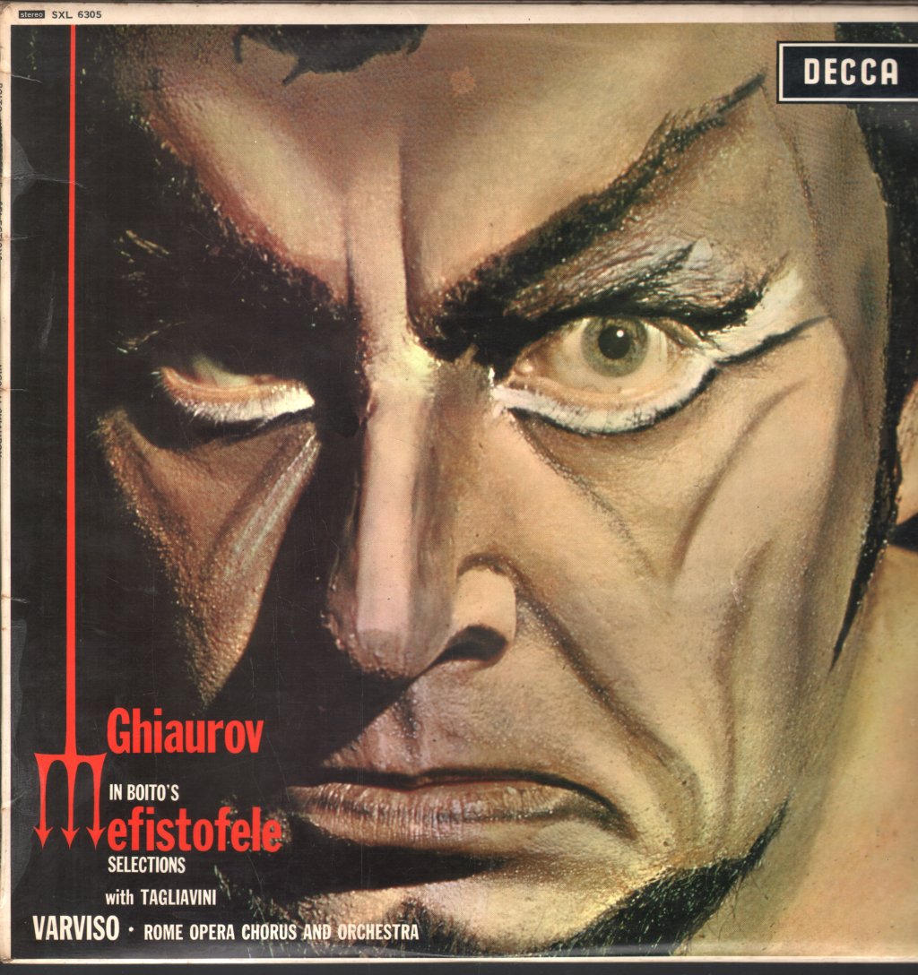 Nicolai Ghiaurov / Franco Tagliavini / Silvio Varviso / Rome Opera Orchestra - Boito - Mefistofele Selections - Lp