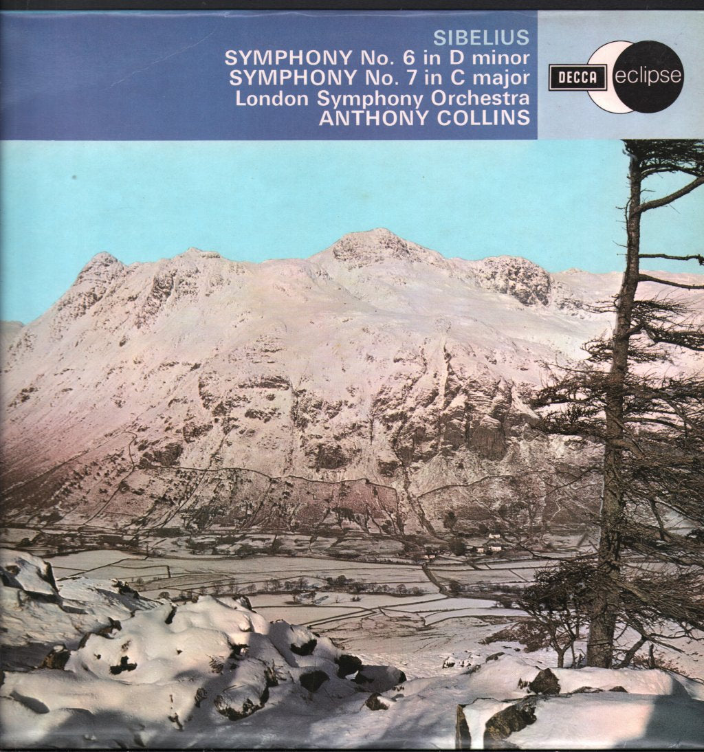Anthony Collins / London Symphony Orchestra - Sibelius - Symphony No.6 In D Minor / Symphony No.7 - Lp