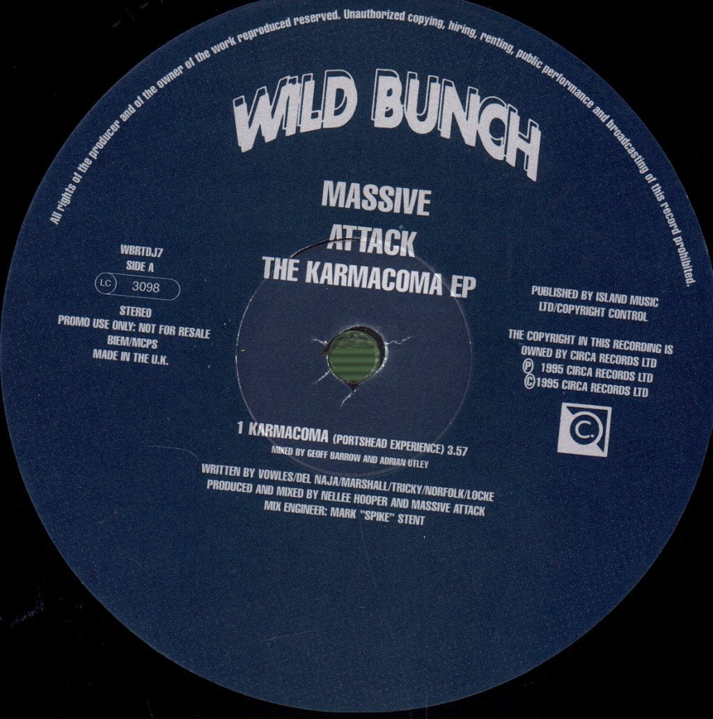 Massive Attack - Karmacoma EP - Double 12 Inch
