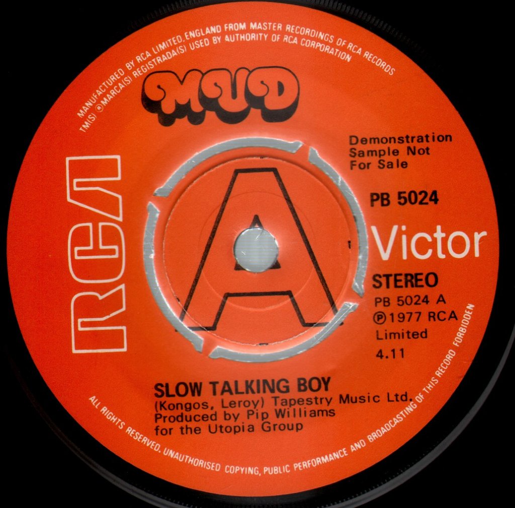 Mud - Slow Talking Boy - 7 Inch
