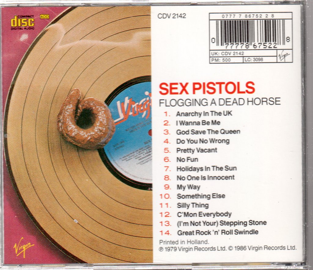 Sex Pistols - Flogging A Dead Horse - Cd