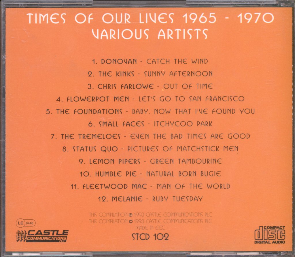 Times Of Your Life Vol 2 - 1965-1970 - Cd