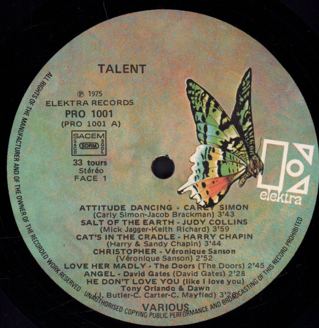 Various Artists - Talent - Lp