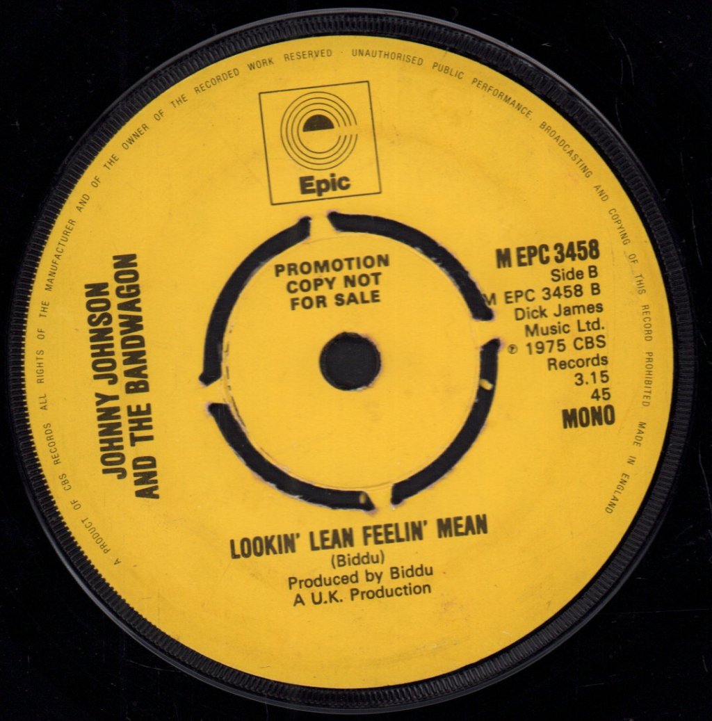 Johnny Johnson And The Bandwagon - Music To My Heart - 7 Inch