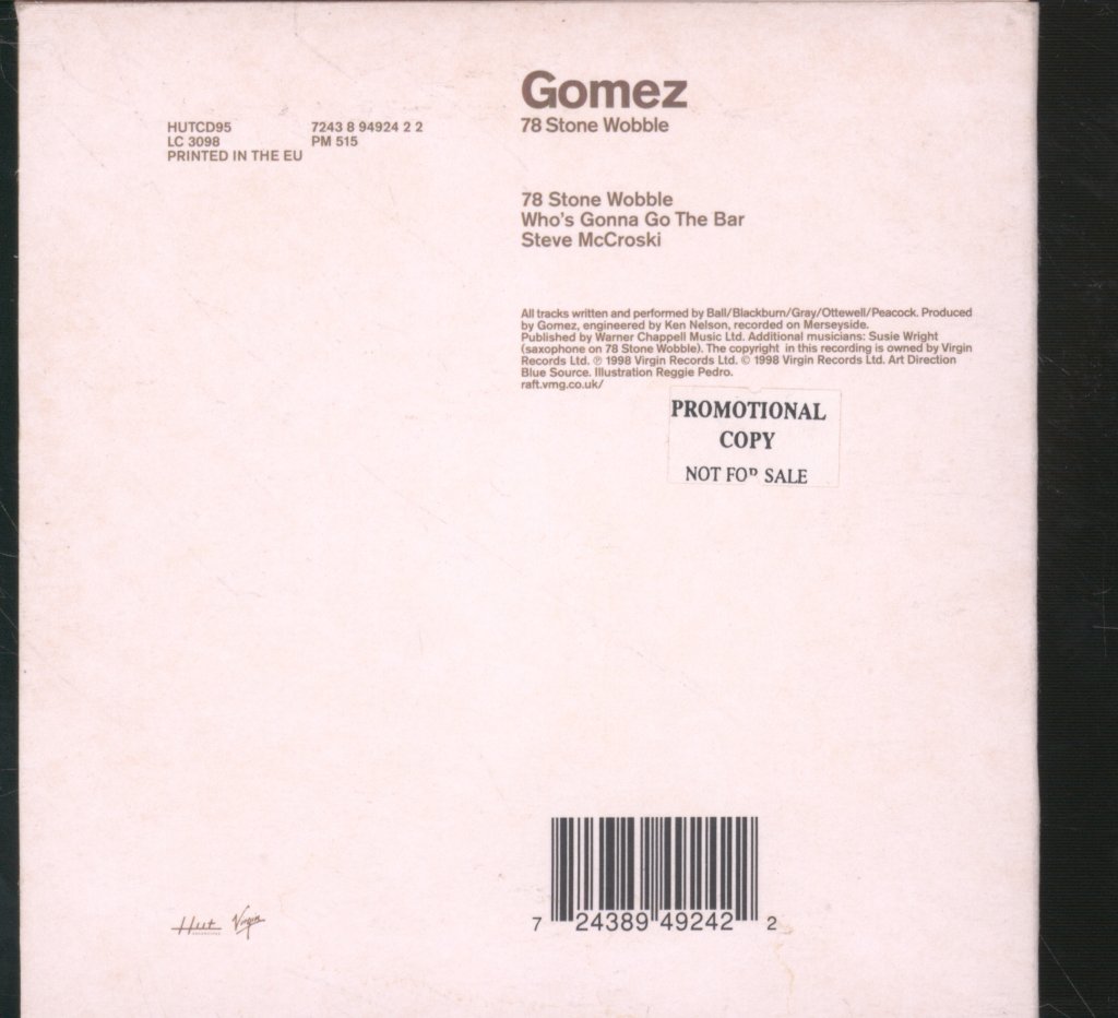 Gomez - 78 Stone Wobble - Cd