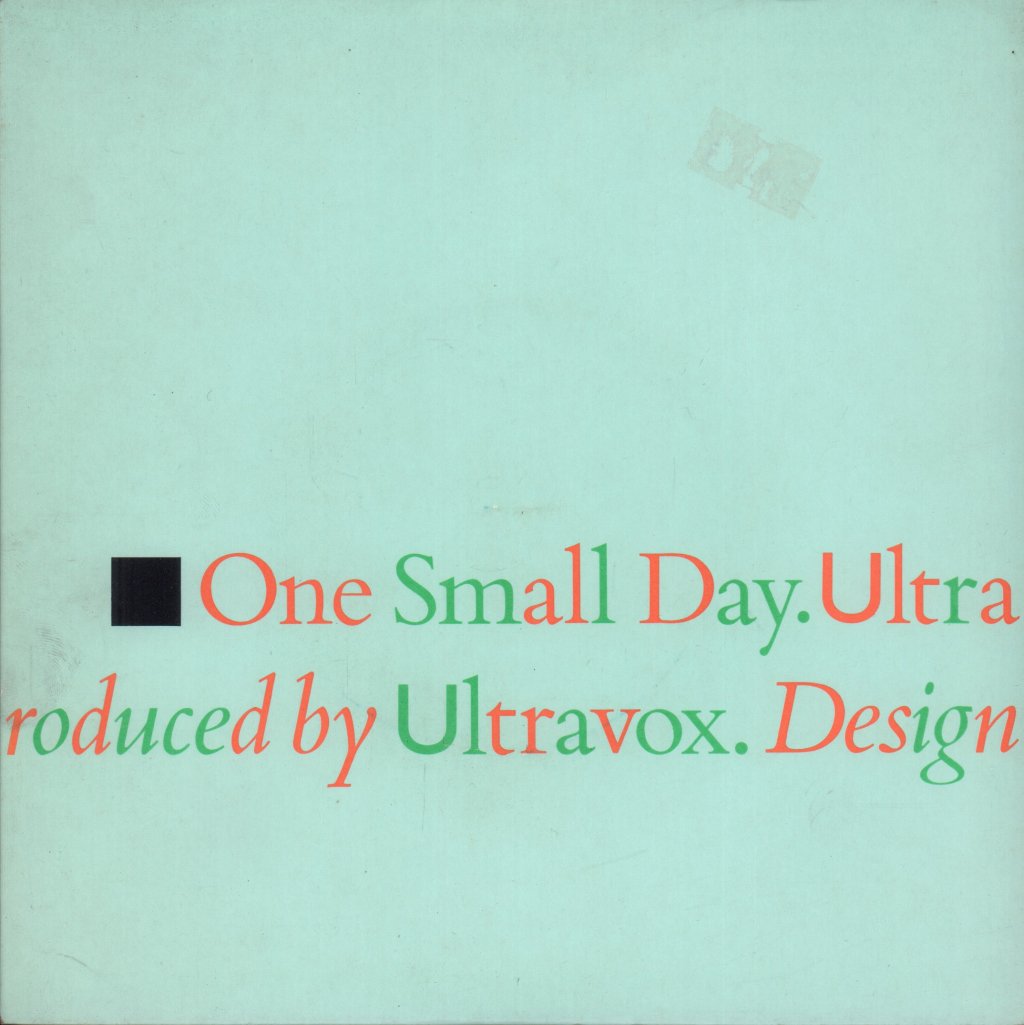 Ultravox - One Small Day - 7 Inch