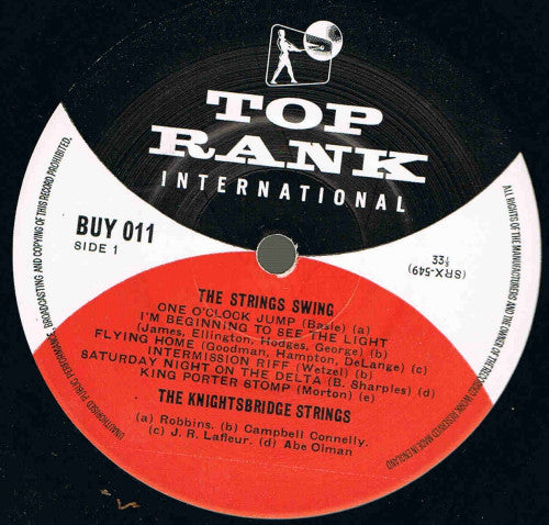 Knightsbridge Strings - Strings Swing - Lp