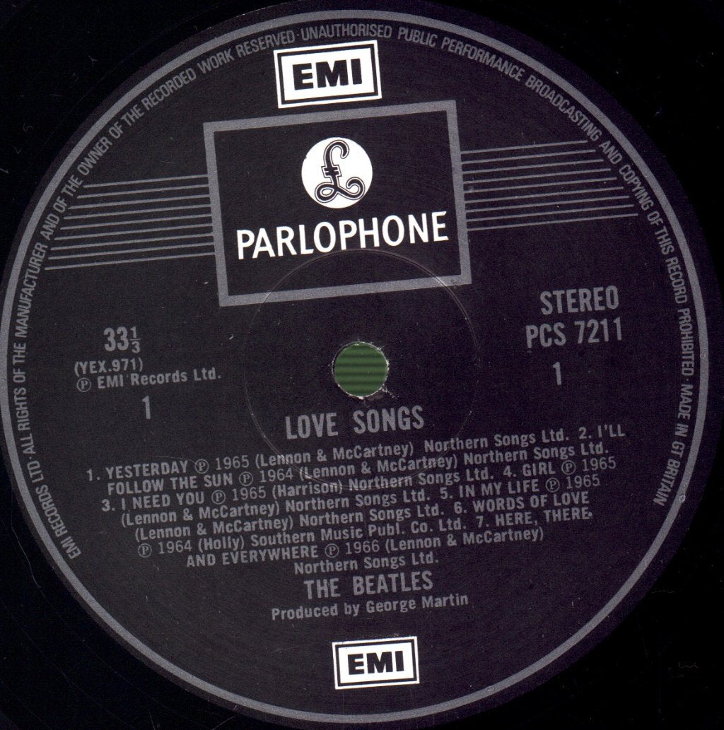 Beatles - Love Songs - Double Lp