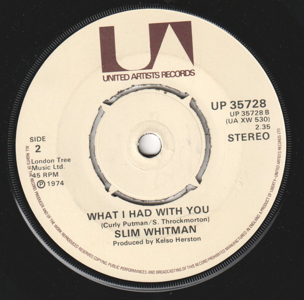 Slim Whitman - Happy Anniversary - 7 Inch