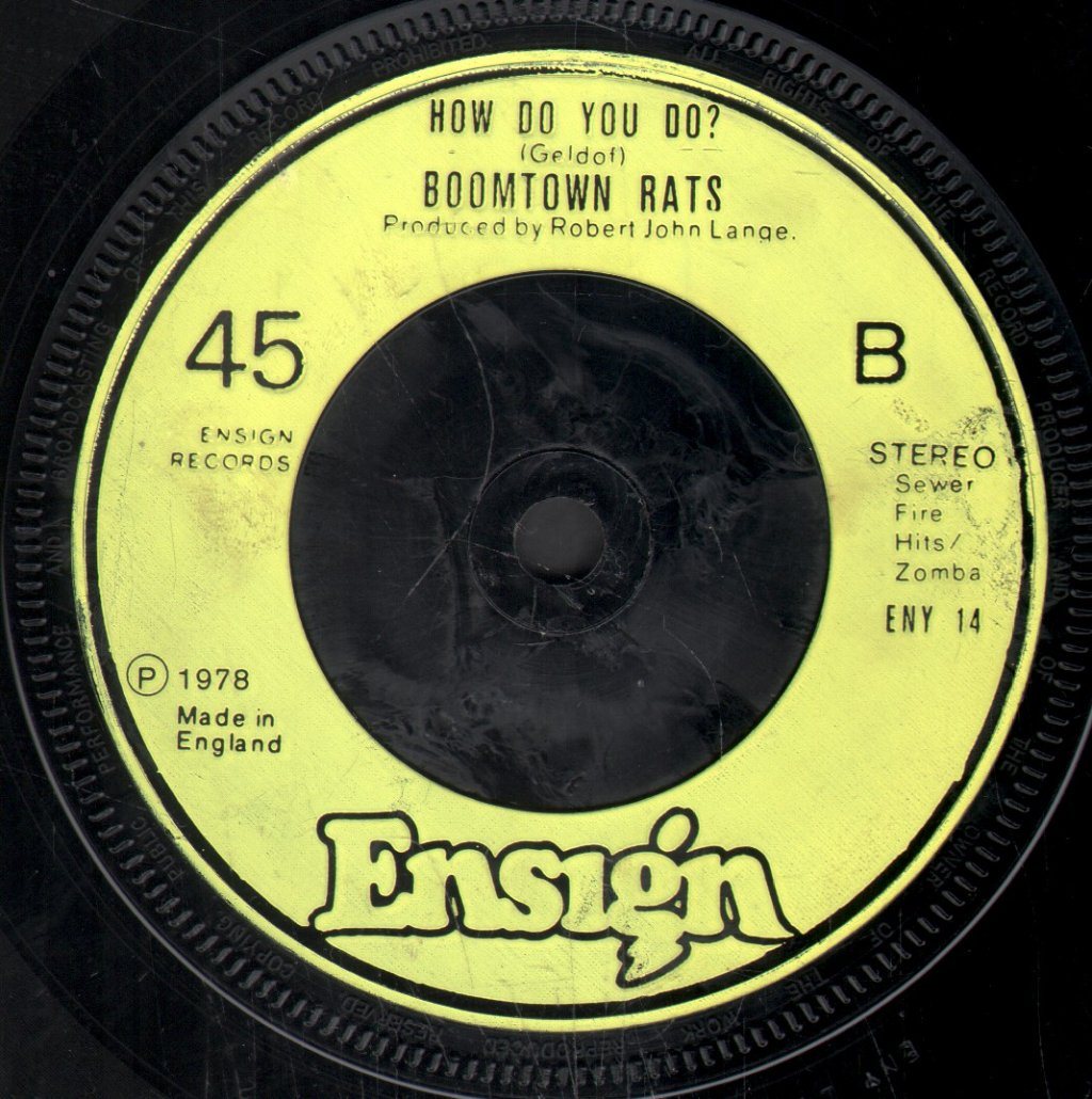 Boomtown Rats - Like Clockwork - 7 Inch
