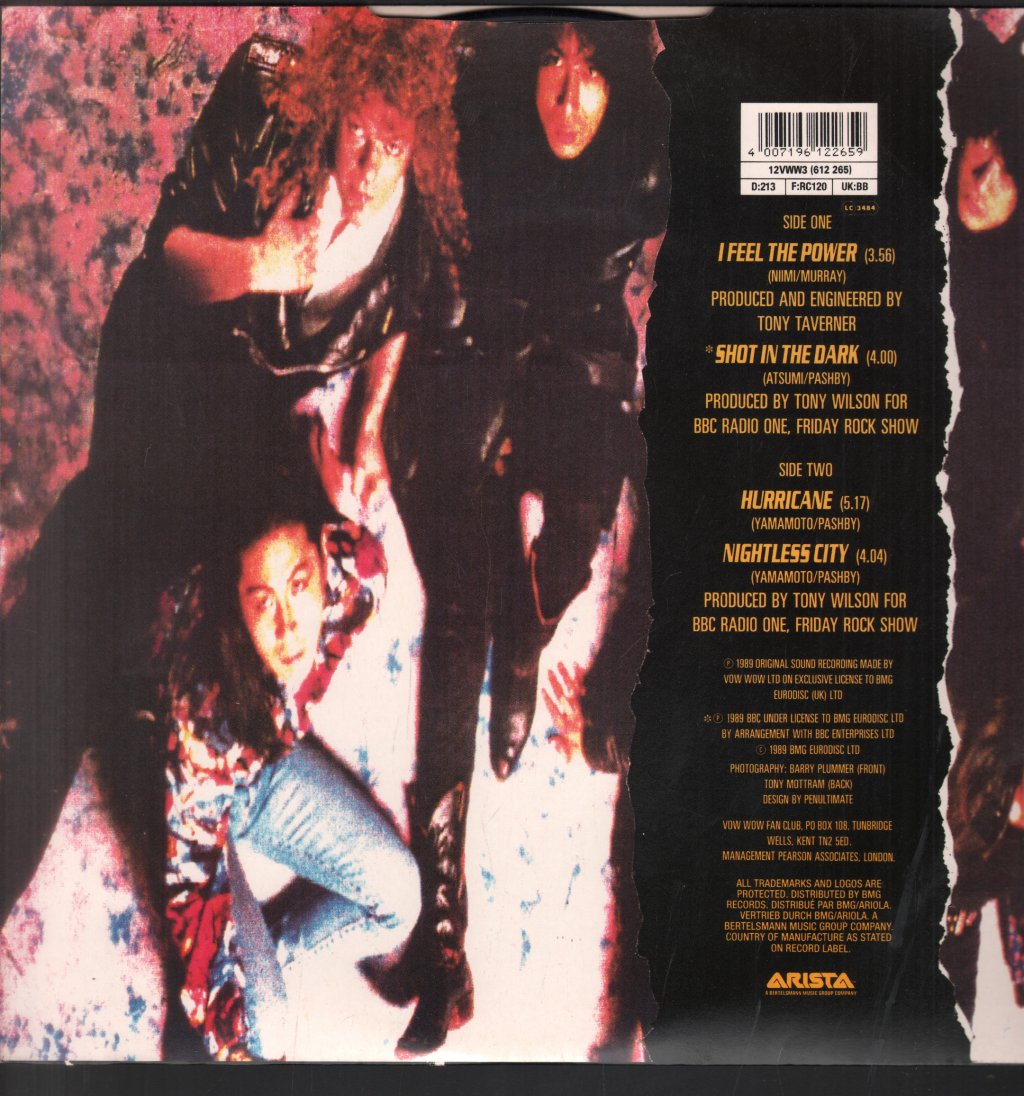 Vow Wow - I Feel The Power - 12 Inch