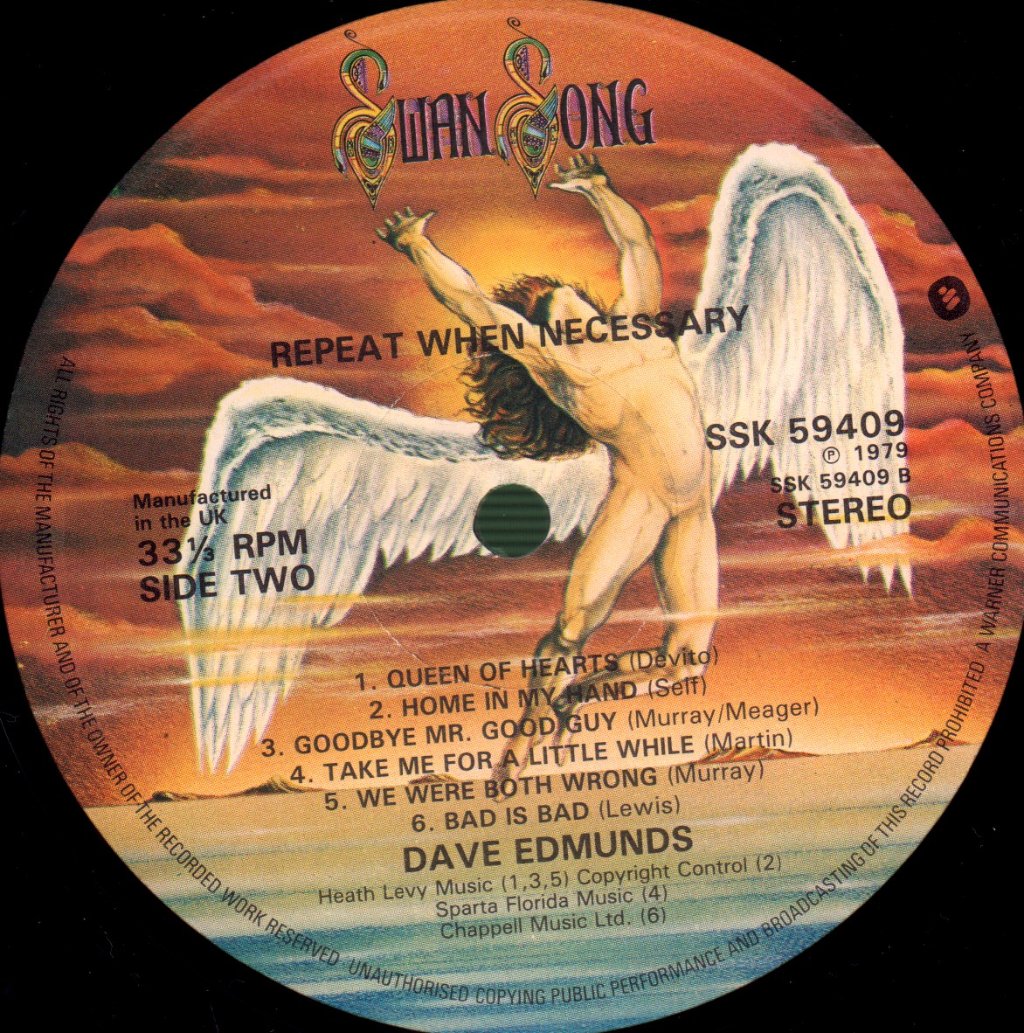 Dave Edmunds - Repeat When Necessary - Lp