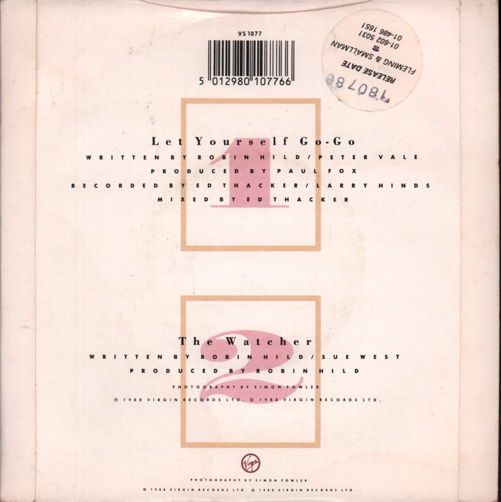 Scarlett And Black - Let Yourself Go-Go - 7 Inch